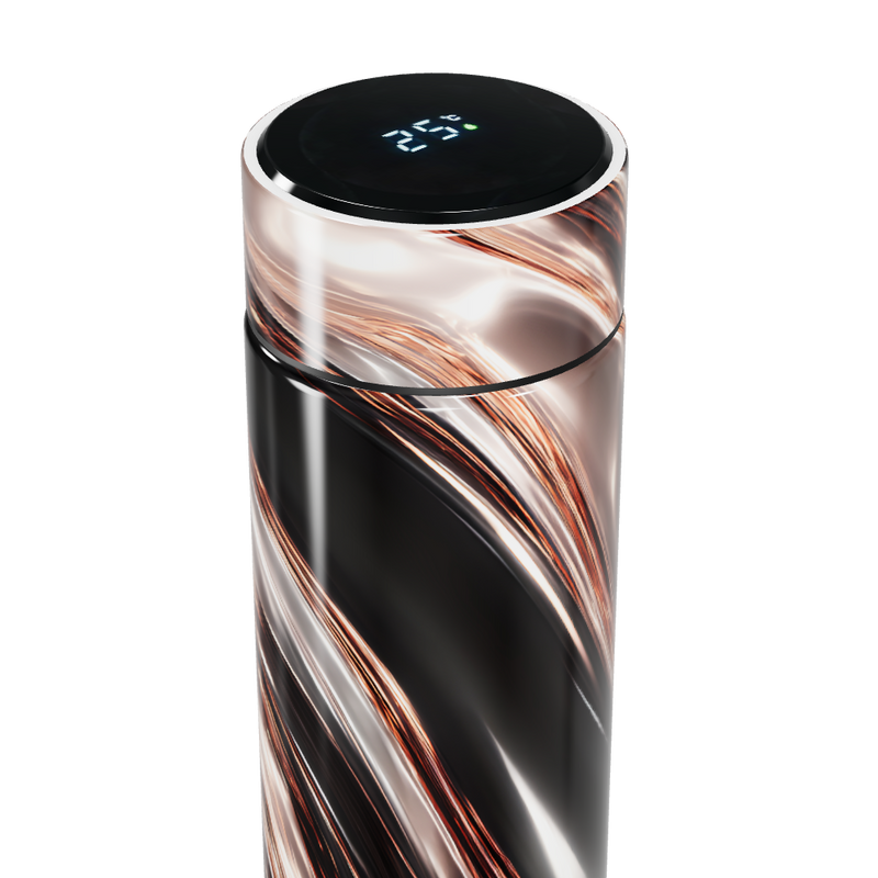 Garrafa Térmica Touch - Marmorizada preta