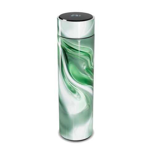 Garrafa Térmica Touch Verde Marmorizada