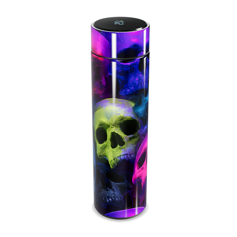 Garrafa Térmica Touch - Caveiras Coloridas