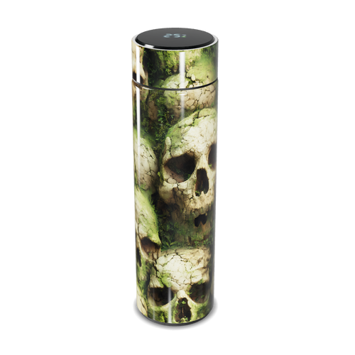 Garrafa Térmica Touch - Caveiras Verde