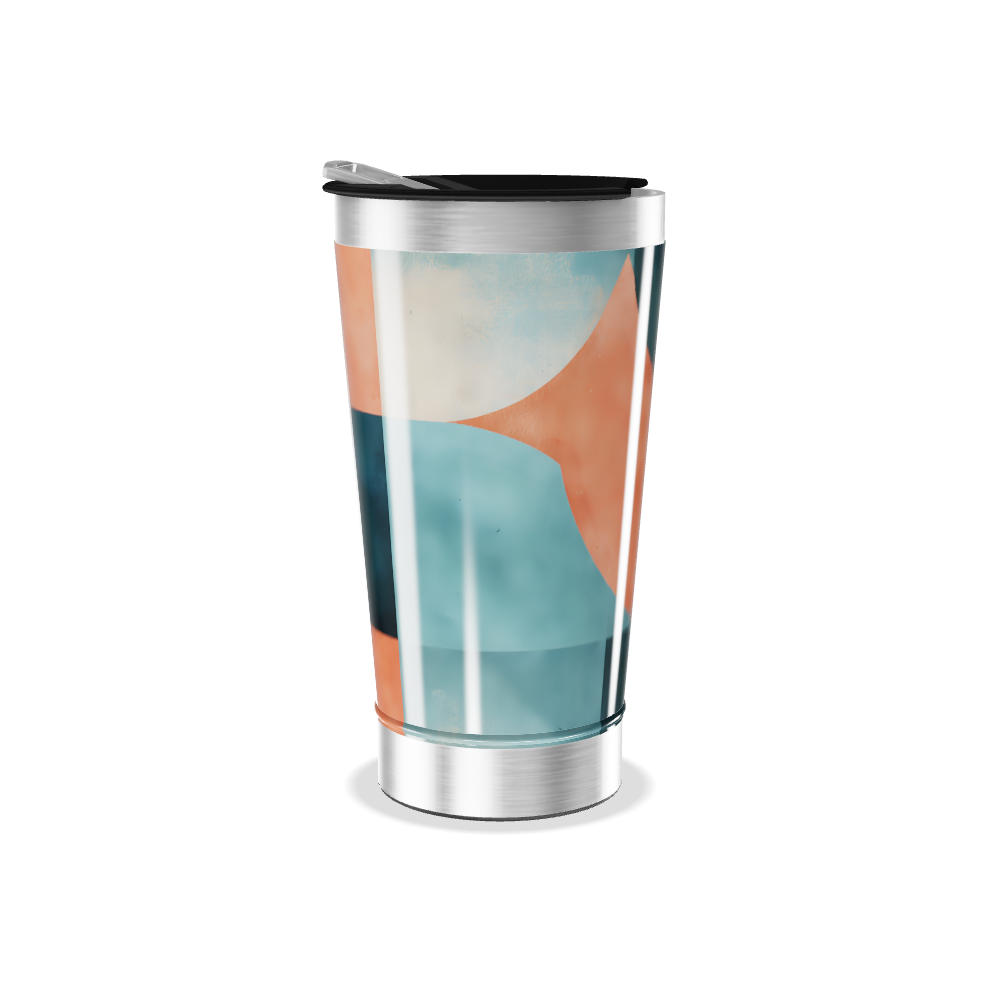 Copo Térmico - Estampa Geométrica Colorida