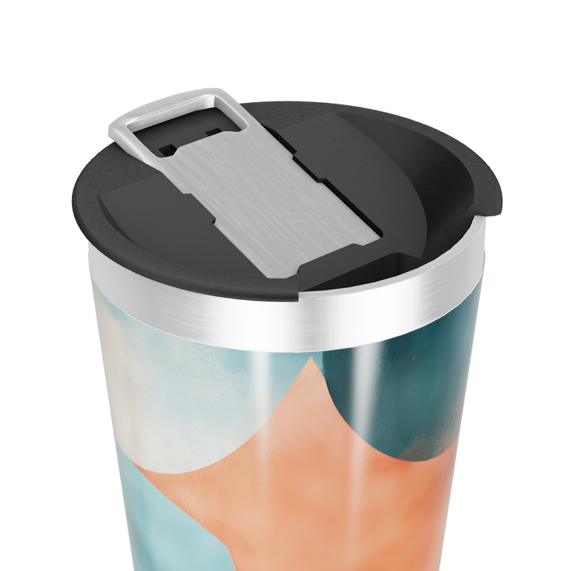 Copo Térmico - Estampa Geométrica Colorida