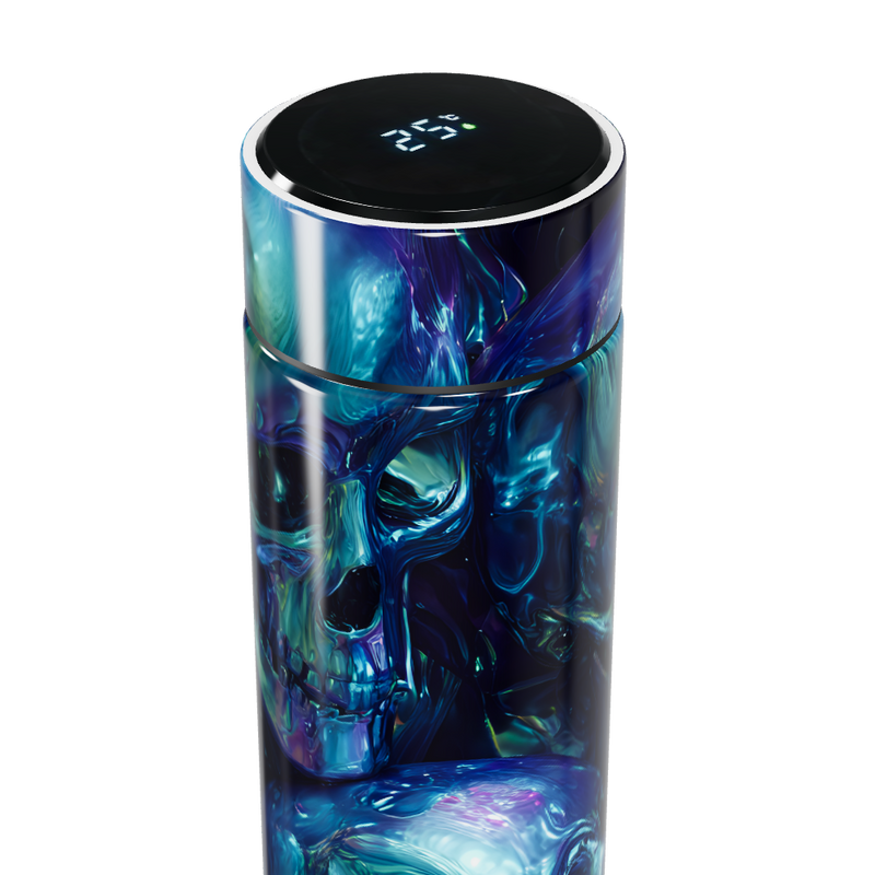 Garrafa Térmica Touch - Caveira Azul 500ml