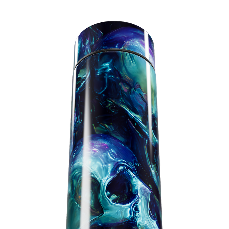 Garrafa Térmica Touch - Caveira Azul 500ml