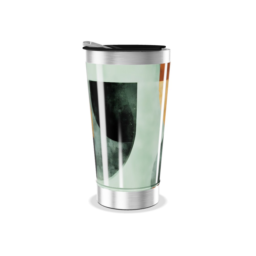 Copo Térmico - Estampa Geométrica Colorida