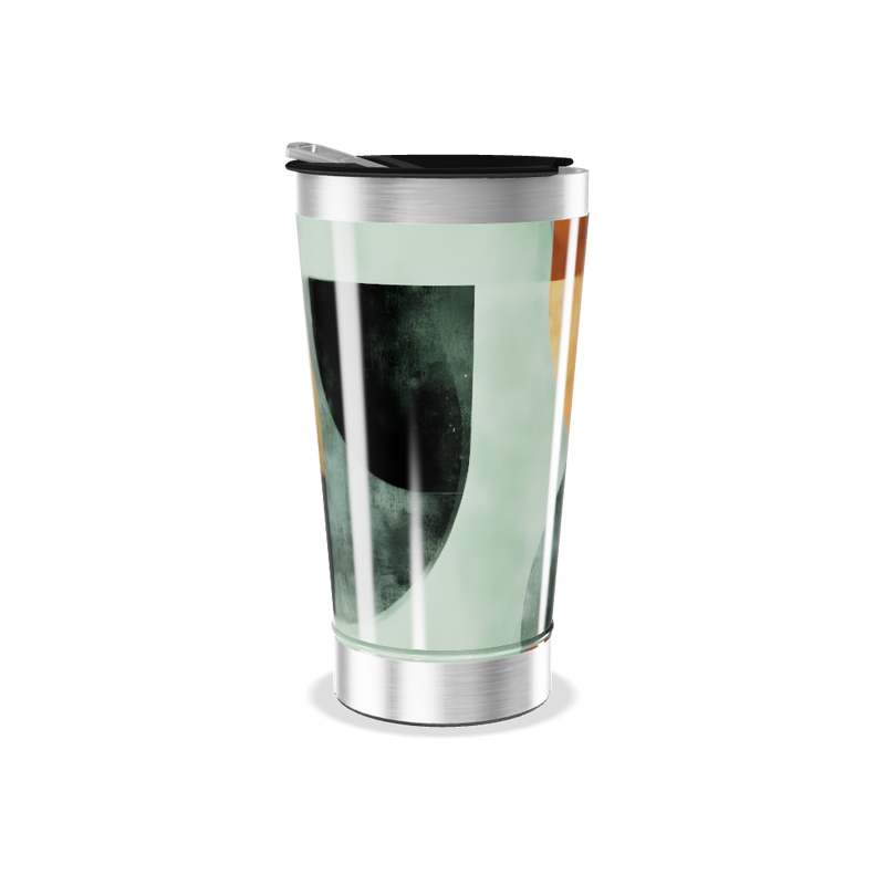 Copo Térmico - Estampa Geométrica Colorida