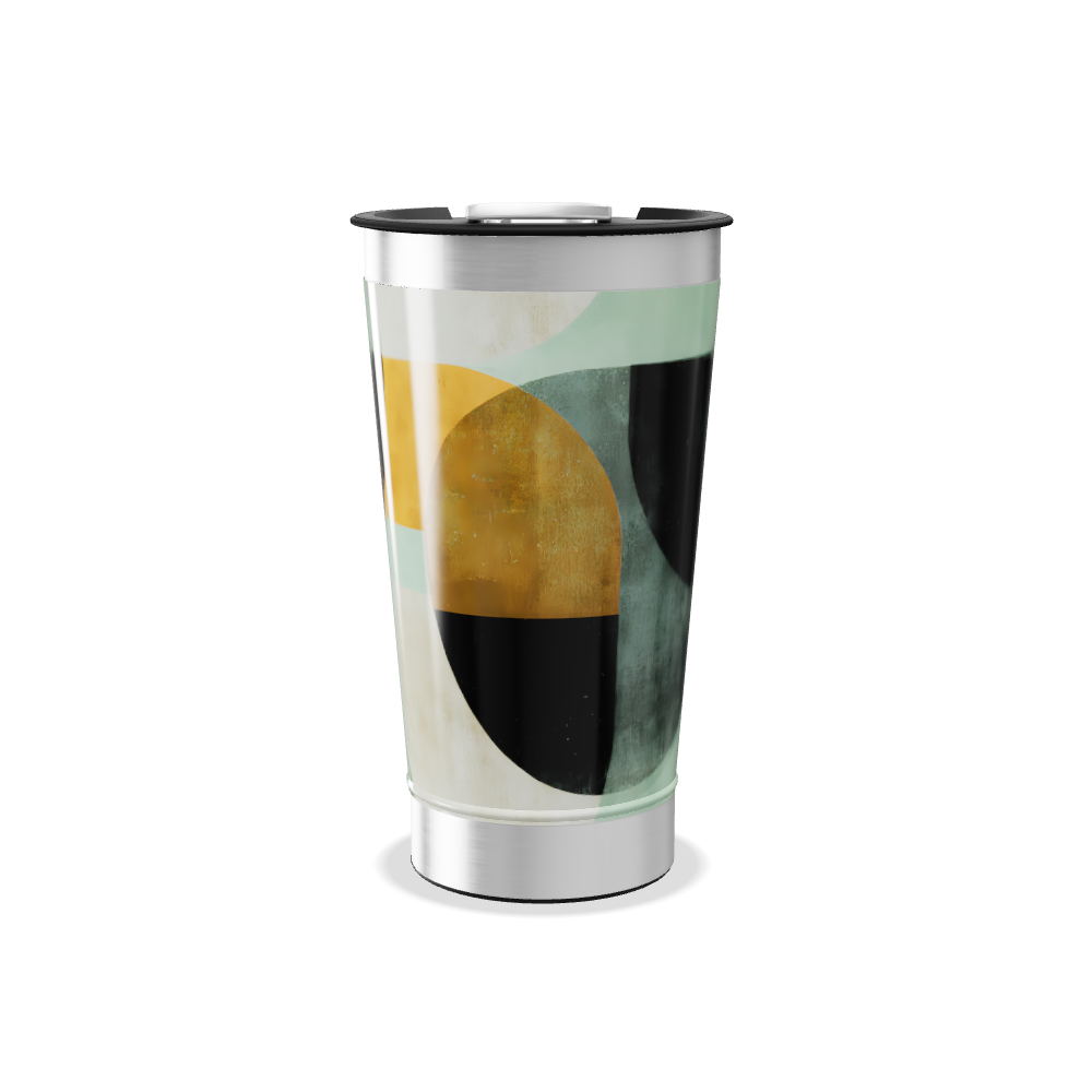 Copo Térmico - Estampa Geométrica Colorida