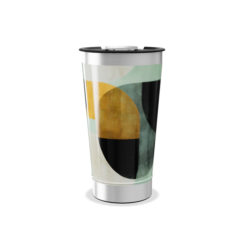 Copo Térmico - Estampa Geométrica Colorida