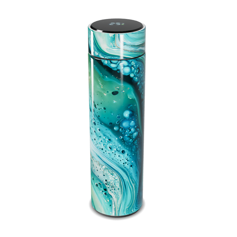 Garrafa Térmica Touch - Verde Marmorizado