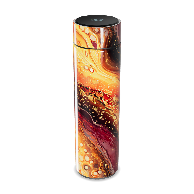 Garrafa Térmica Touch - Estampa Abstrata Colorida