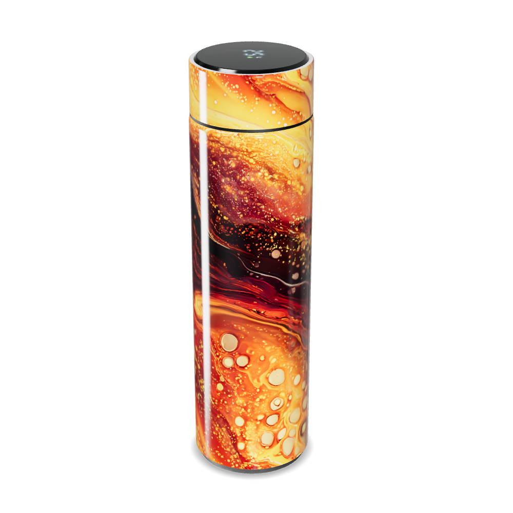 Garrafa Térmica Touch - Estampa Abstrata Colorida