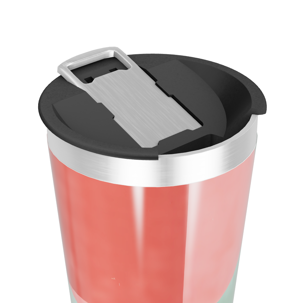 Copo Térmico - Design Geométrico Colorido