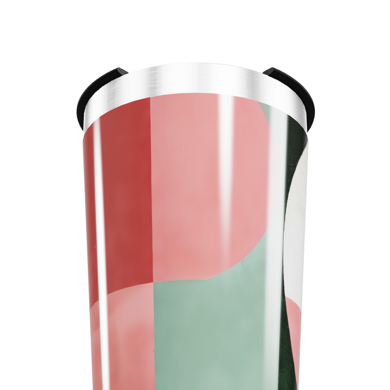 Copo Térmico - Design Geométrico Colorido