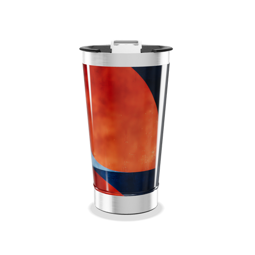 Copo Térmico - Estampa Abstrata Colorida