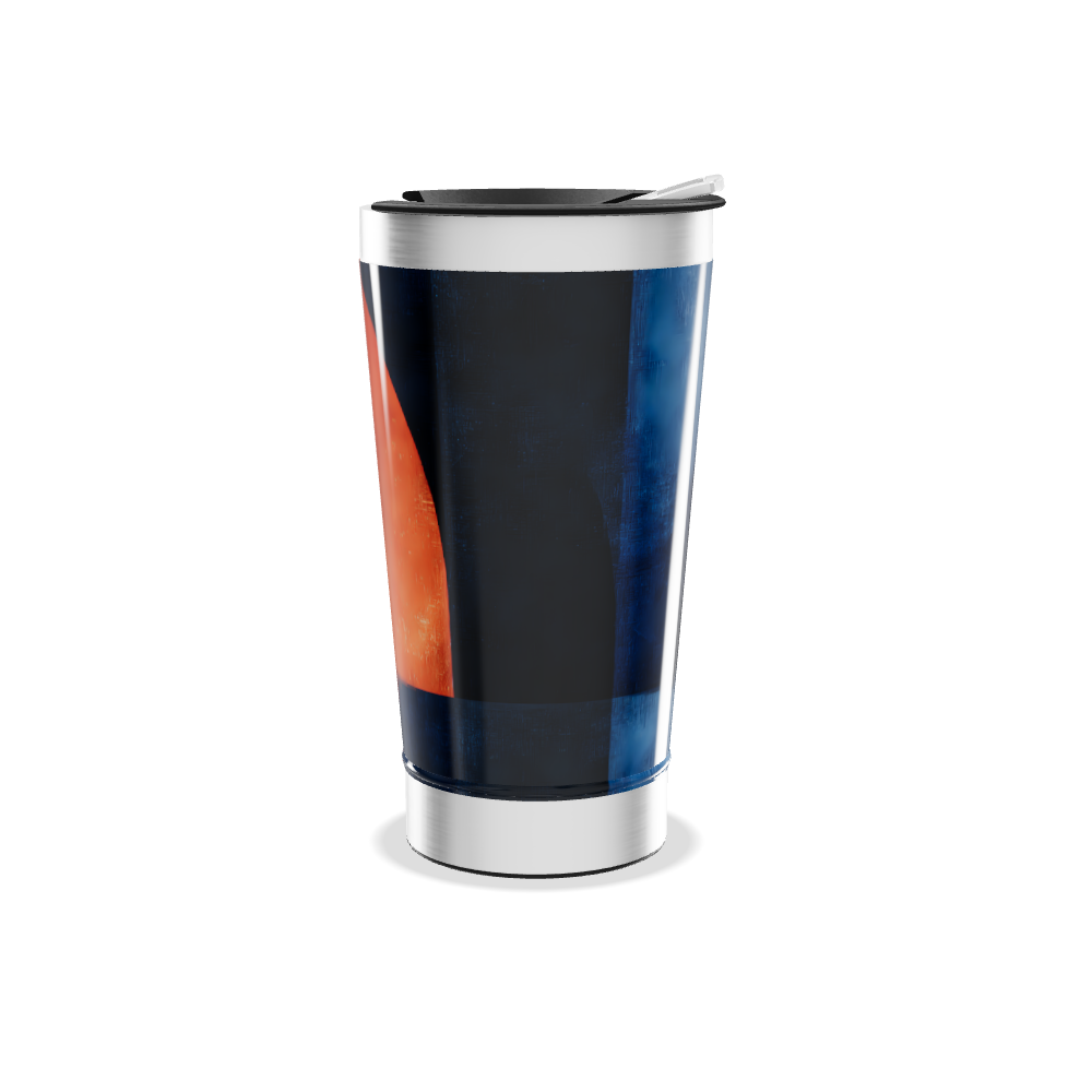 Copo Térmico - Estampa Abstrata Colorida