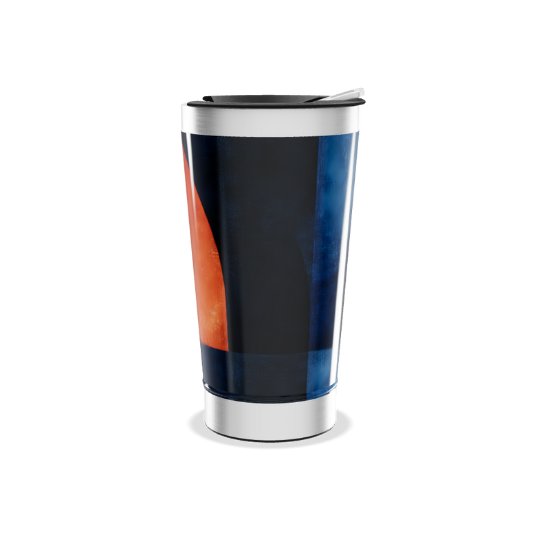 Copo Térmico - Estampa Abstrata Colorida