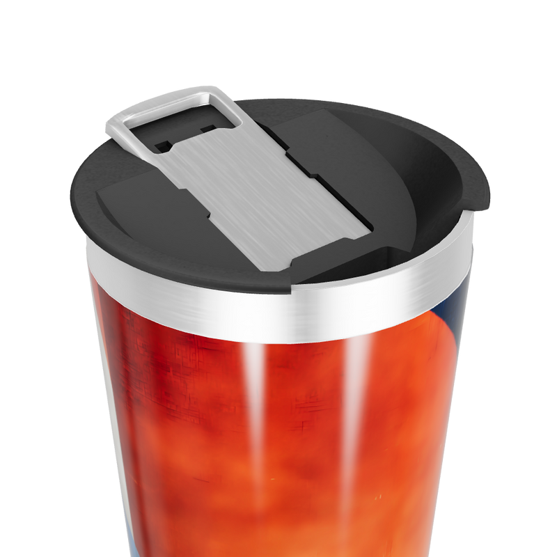 Copo Térmico - Estampa Abstrata Colorida