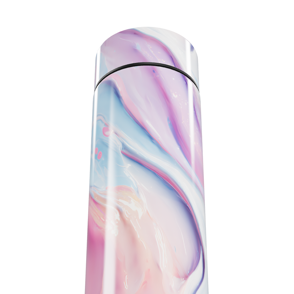 Garrafa Térmica Touch - Mármore Rosa Display LED