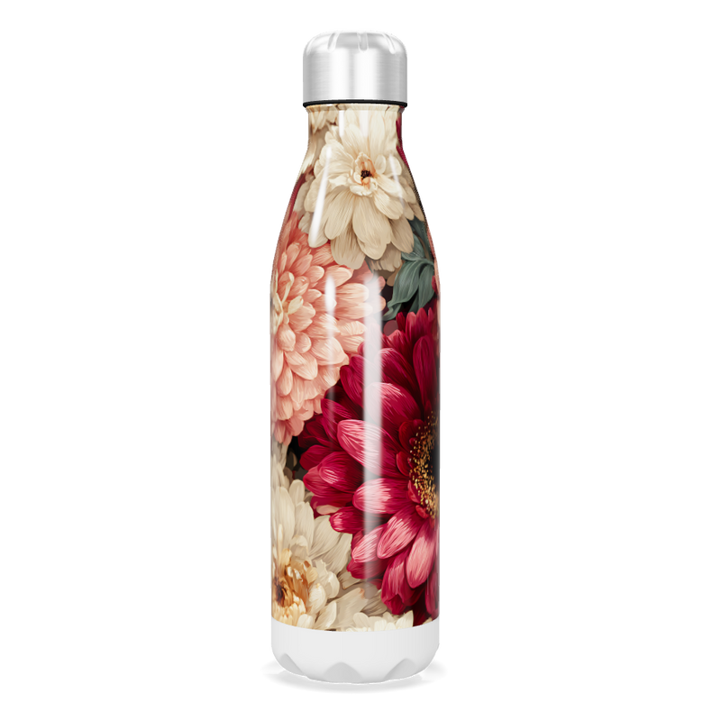 Garrafa Inox - Floral multicolorida 500ml