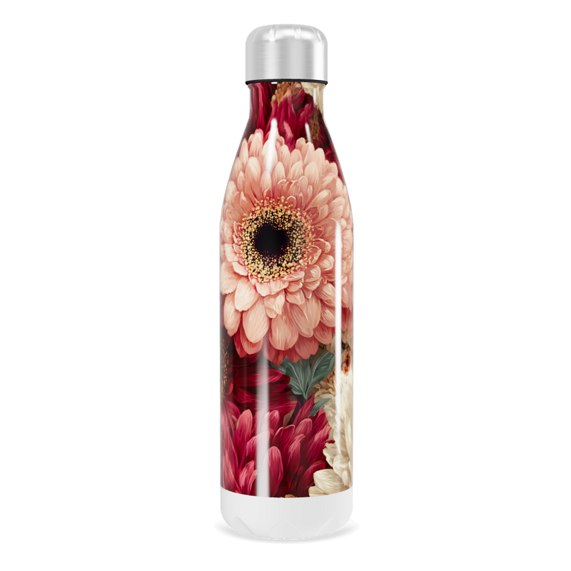 Garrafa Inox - Floral multicolorida 500ml