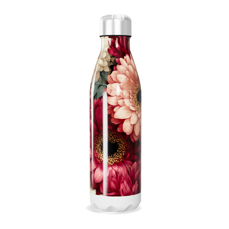 Garrafa Inox - Floral multicolorida 500ml
