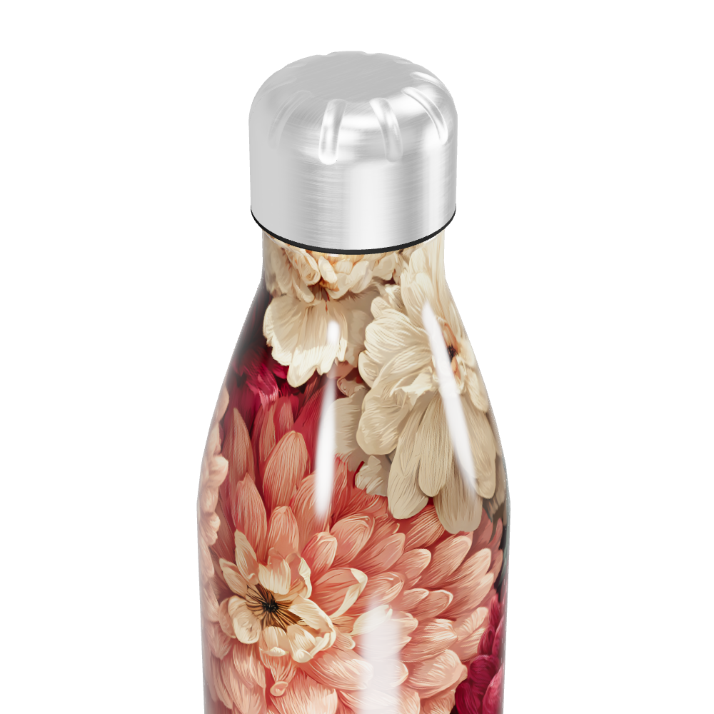 Garrafa Inox - Floral multicolorida 500ml