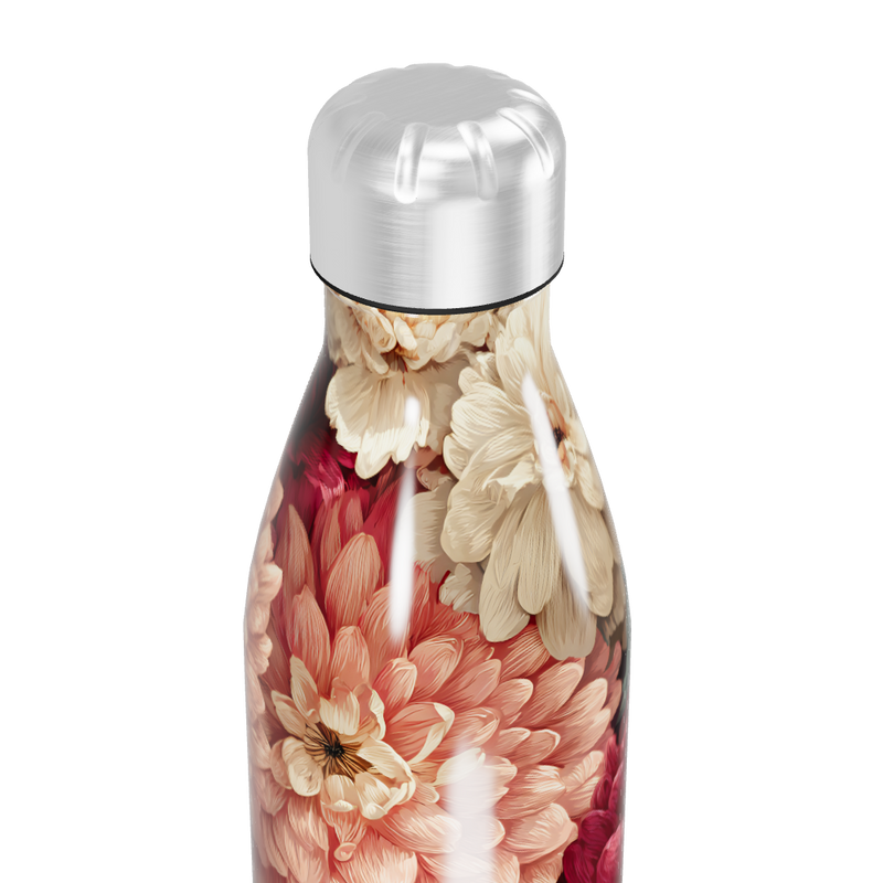 Garrafa Inox - Floral multicolorida 500ml