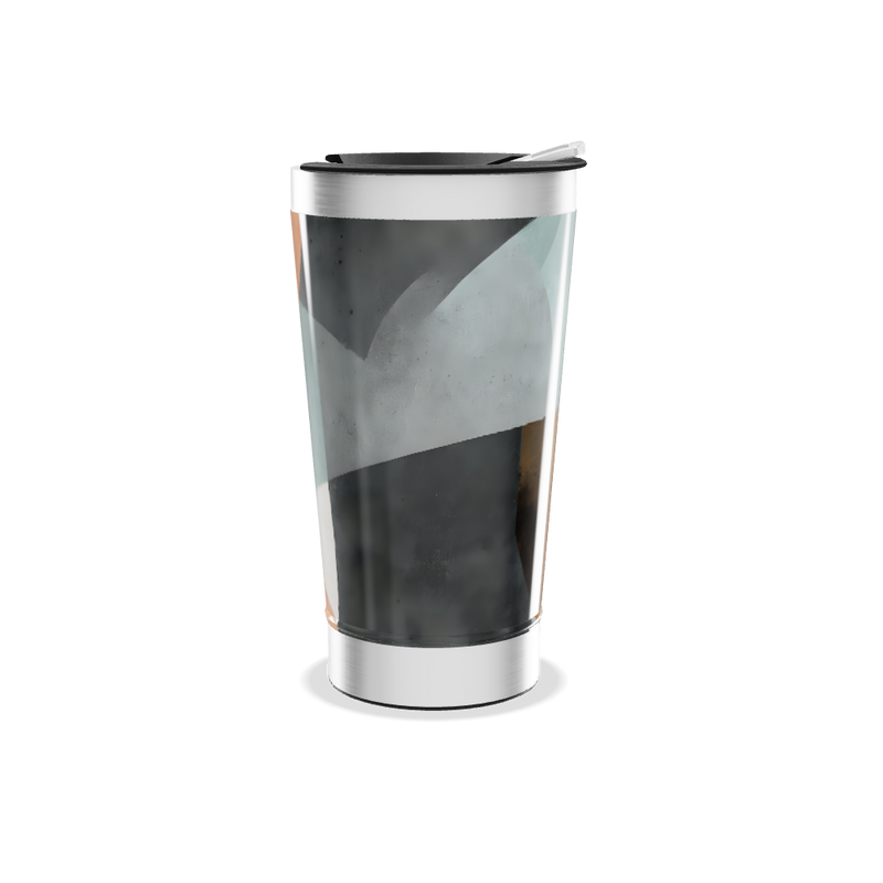 Copo Térmico - Estampa Colorida Abstrata