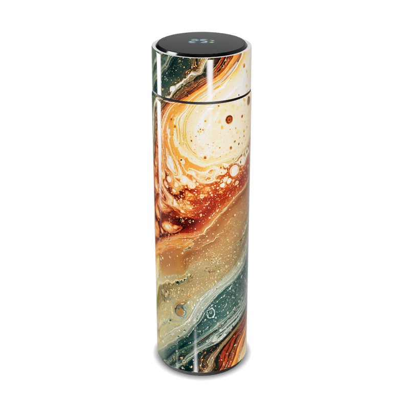 Garrafa Térmica Touch - Estampa Abstrata Colorida