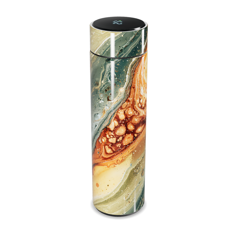 Garrafa Térmica Touch - Estampa Abstrata Colorida