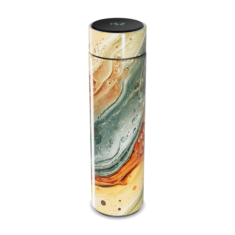 Garrafa Térmica Touch - Estampa Abstrata Colorida