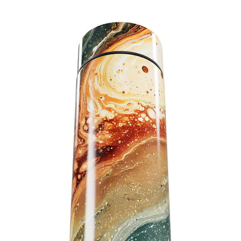 Garrafa Térmica Touch - Estampa Abstrata Colorida