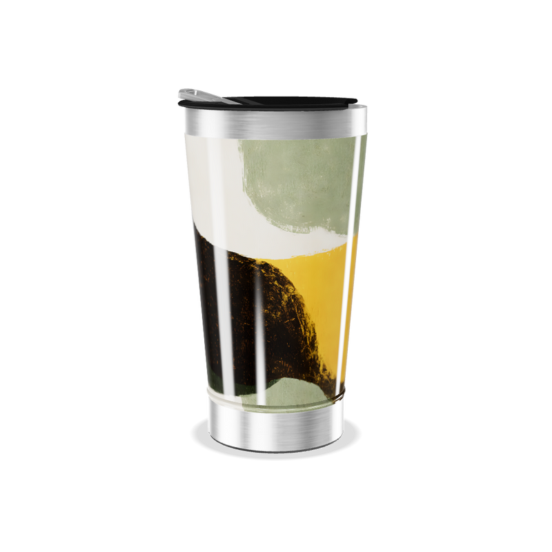 Copo Térmico - Estampa Abstrata Colorida