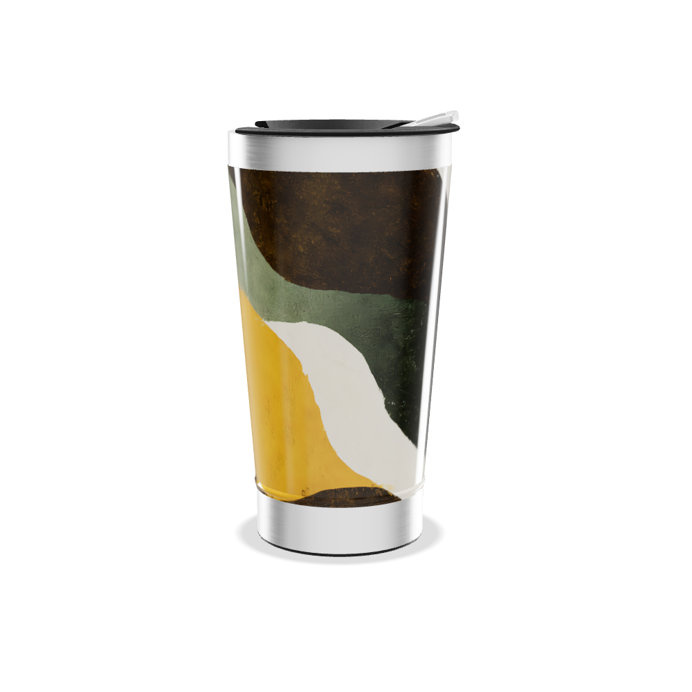 Copo Térmico - Estampa Abstrata Colorida