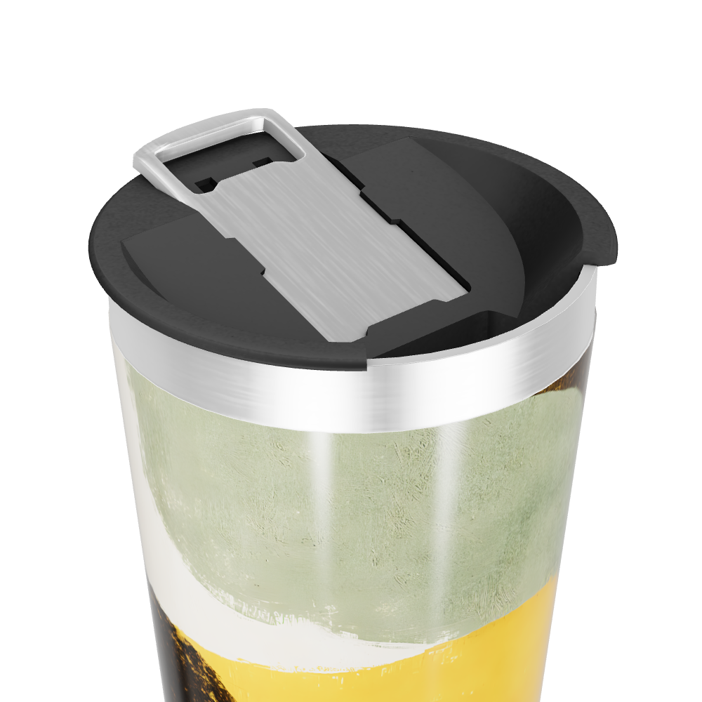 Copo Térmico - Estampa Abstrata Colorida