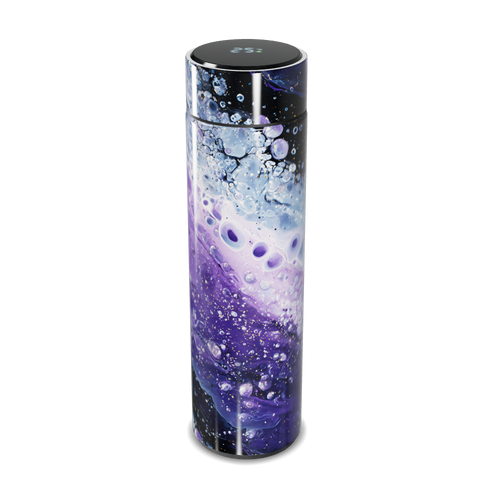 Garrafa Térmica Touch - Design Cósmico Azul