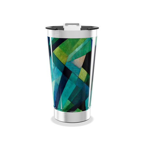 Copo Térmico - Estampa Geométrica Colorida