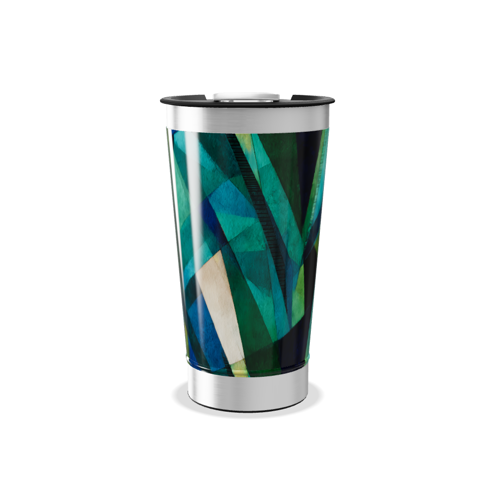 Copo Térmico - Estampa Geométrica Colorida