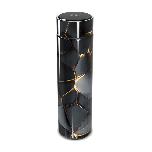 Garrafa Térmica Touch - Preto Marmorizado