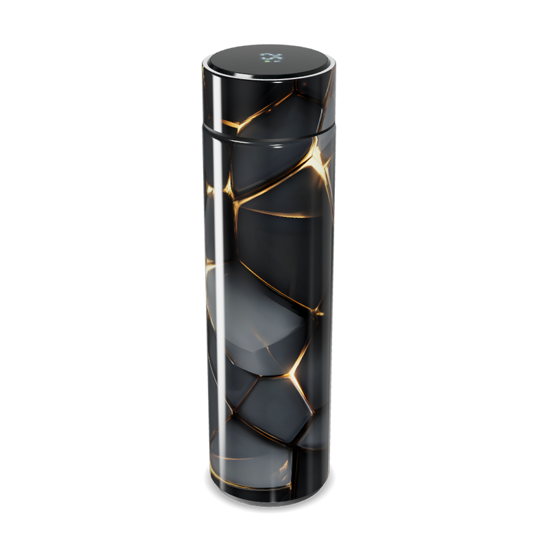 Garrafa Térmica Touch - Preto Marmorizado