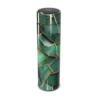 Garrafa Térmica Touch - Verde Marmorizado