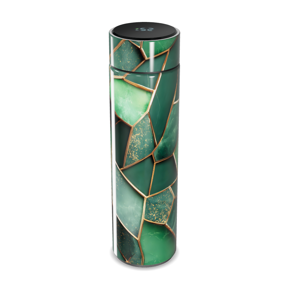 Garrafa Térmica Touch - Verde Marmorizado