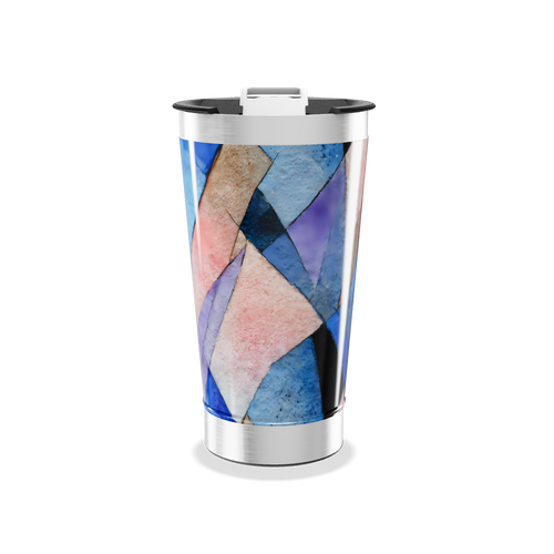 Copo Térmico - Estampa Colorida Geométrica