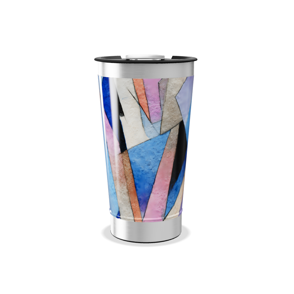 Copo Térmico - Estampa Colorida Geométrica