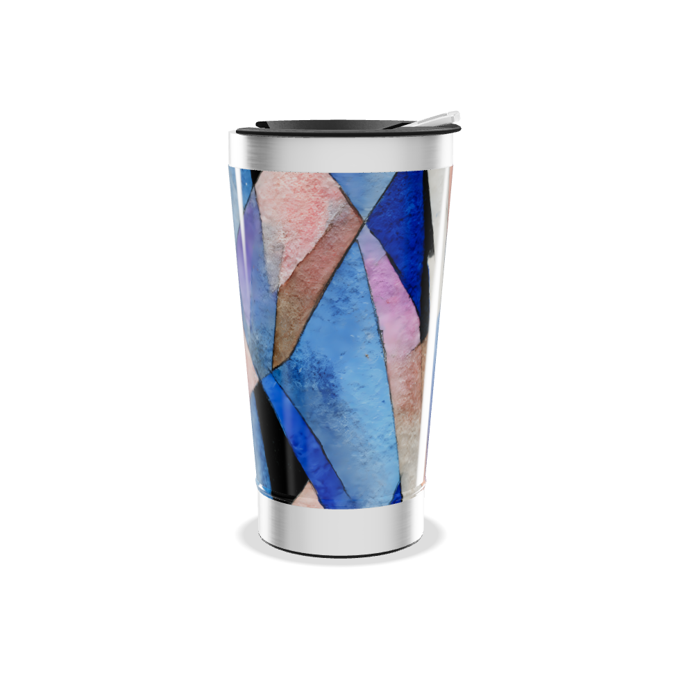Copo Térmico - Estampa Colorida Geométrica