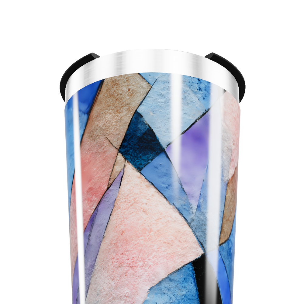 Copo Térmico - Estampa Colorida Geométrica