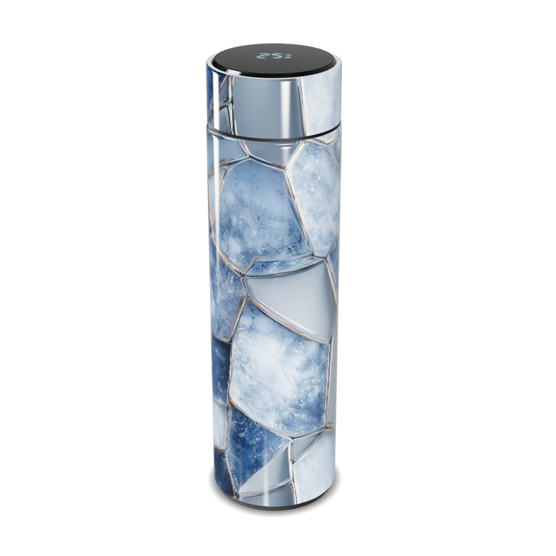 Garrafa Térmica Touch - Estampa Gelo Azul