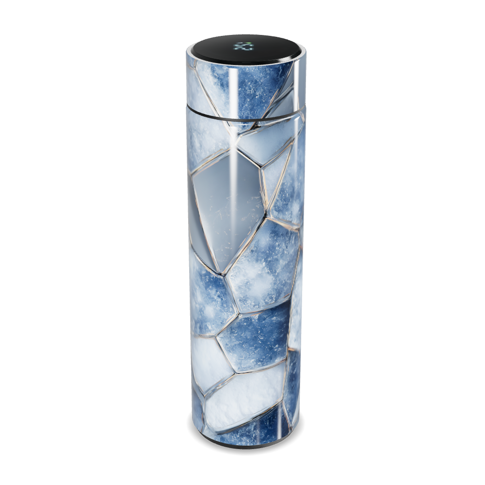 Garrafa Térmica Touch - Estampa Gelo Azul
