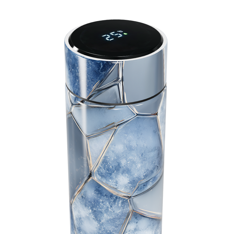 Garrafa Térmica Touch - Estampa Gelo Azul