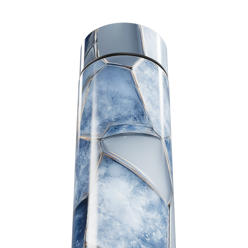 Garrafa Térmica Touch - Estampa Gelo Azul